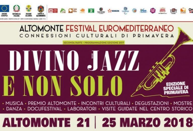 Divino Jazz e non solo: il Festival Euromediterraneo di Altomonte ritorna dal 21 al 25 marzo