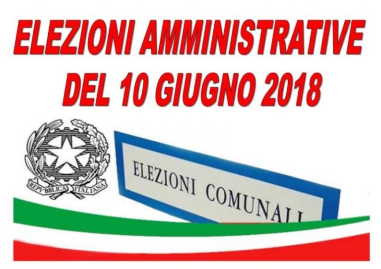Elezioni amministrative 2018: i nuovi sindaci