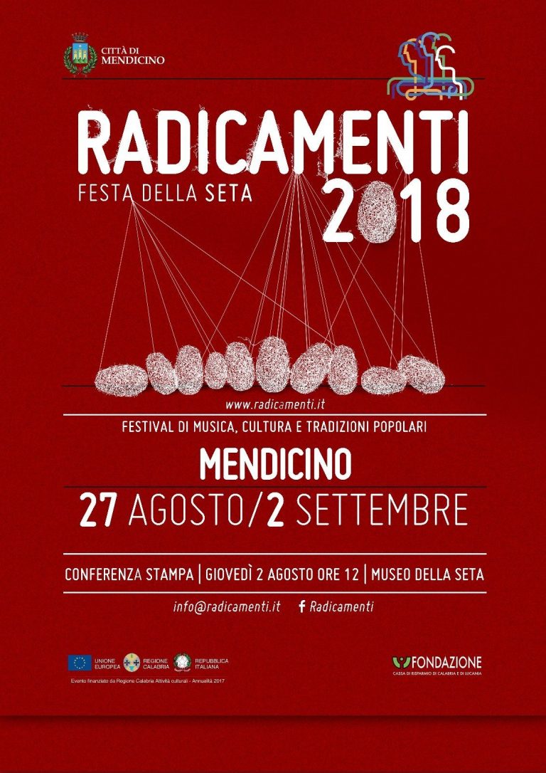 Radicamenti Mendicino, il 2 agosto alle 11 la presentazione della kermesse