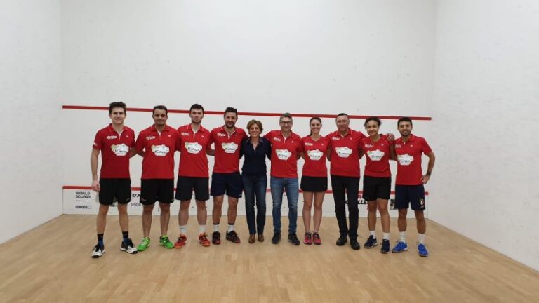 La squadra IGreco al comando del campionato italiano assoluto di squash, prende forma il sogno scudetto.