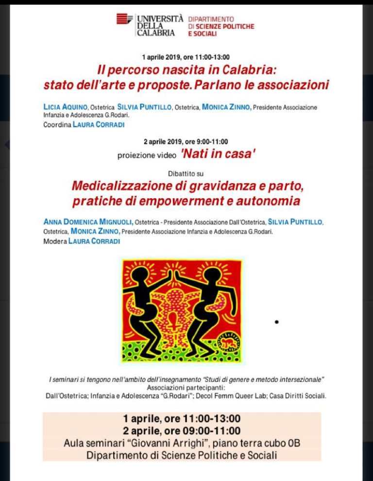 Gravidanza e parto in Calabria