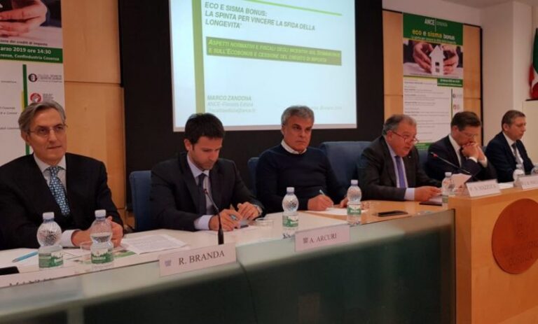 Sicurezza, efficienza e slancio per l’economia dal sisma ed eco bonus