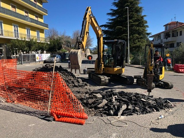 Mendicino partiti i lavori di bitumazione