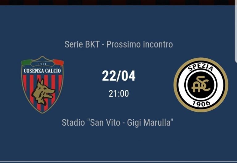 Cosenza calcio, ecco i convocati ufficiali