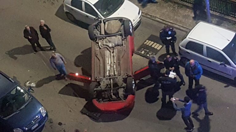 incidente auto ribaltata cosenza