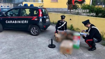 cc vibo fuochi pirotecnici sequestrati sacrestia