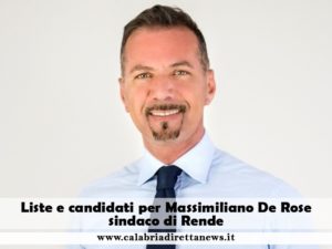 Amministrative Rende, candidato a sindaco Massimiliano De Rose