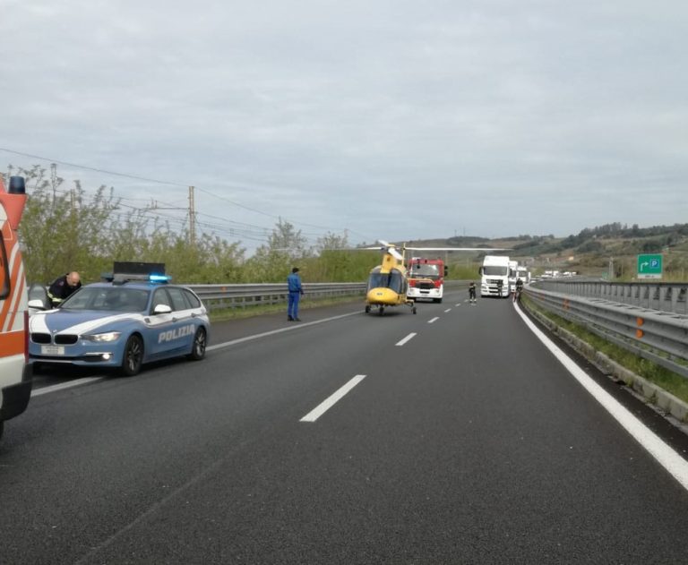 incidente auto tir autostrada A2