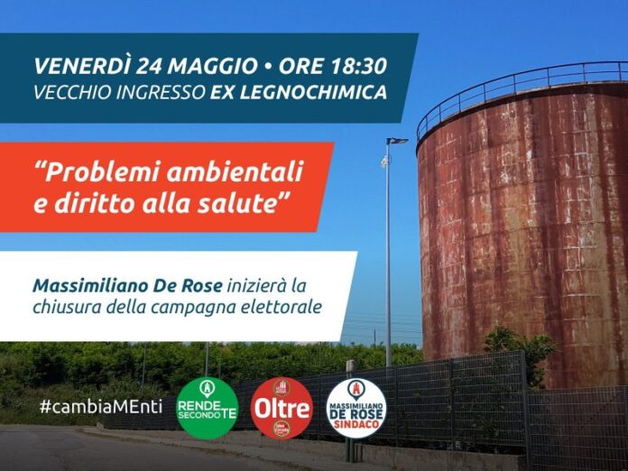 De Rose campagna elettorale Legnochimica Rende