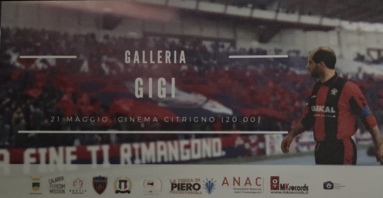 Gigi Marulla documentario mito rossoblu Cinema Citrigno