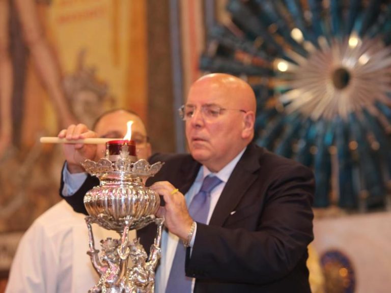 accensione lampada votiva san francesco
