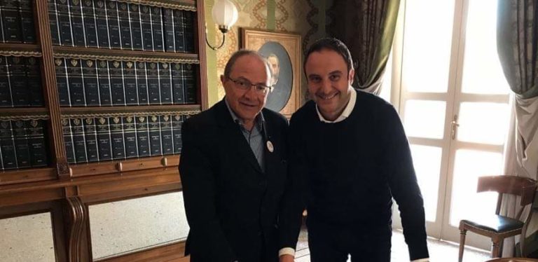 nuovo stadio Lorenzon rende, presidenti coscarella iacucci
