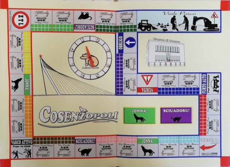 gioco tavola Cosenzopoli autori cosentini