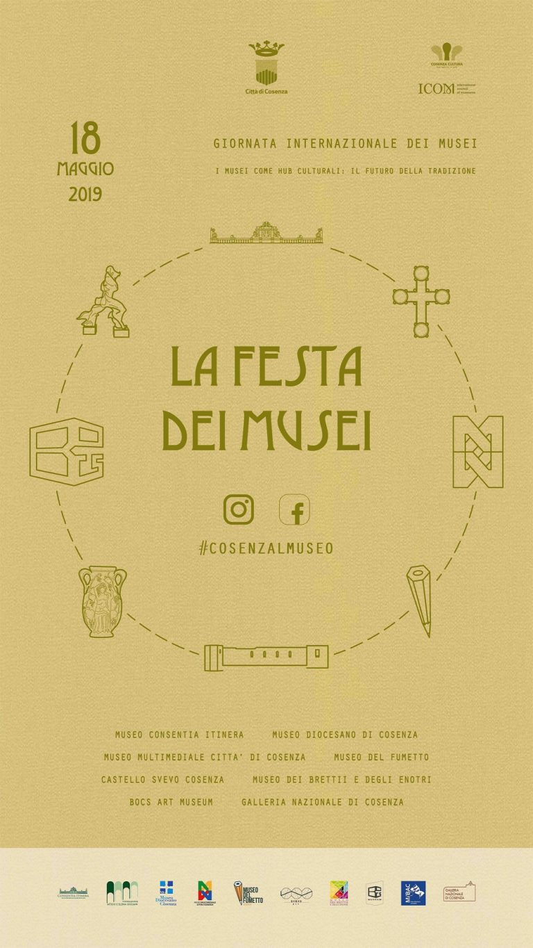 Torna il 18 maggio la Festa dei Musei a Cosenza ( programma completo)