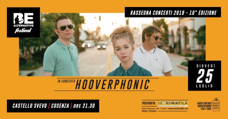 Gli Hooverphonic in concerto a Cosenza