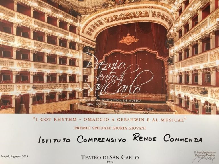 Premio Speciale Giuria Giovani all’Orchestra “P. De Coubertin” dell’Istituto Comprensivo Rende-Commenda