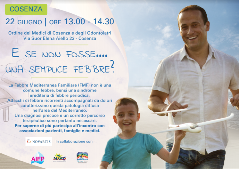 A Cosenza incontro sulla Febbre Mediterranea Familiare