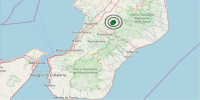 Terremoto in Calabria registrato dall'Istituto nazionale di geofisica e vulcanologia