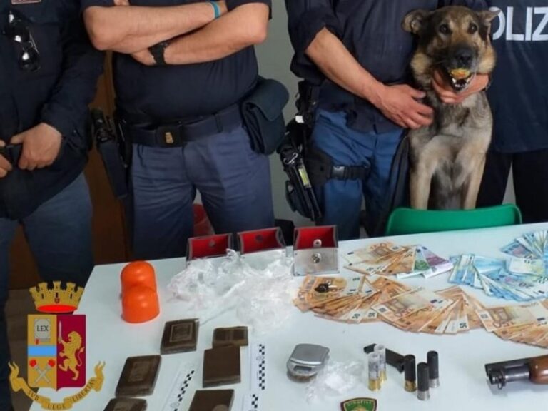 polizia corigliano rossano arresti detenzione armi e droga