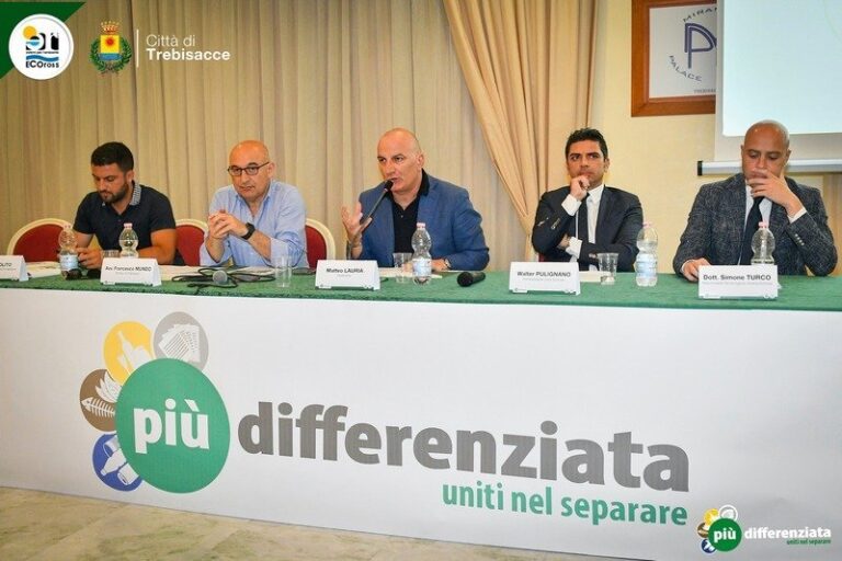 Trebisacce, presentato il nuovo progetto di igiene urbana e raccolta differenziata.