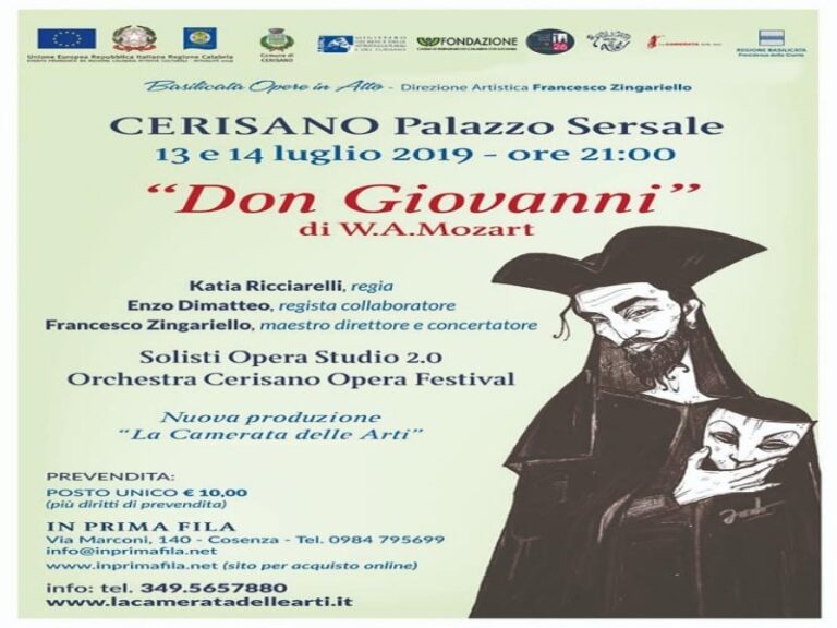 Cerisano, il Palazzo Sersale apre le porte al Festival delle Serre nelle sere d’estate