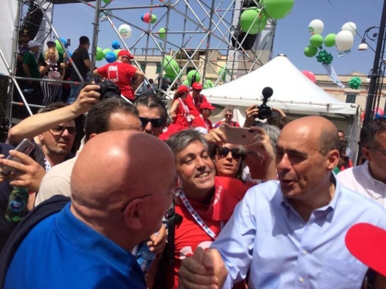 Mario Oliverio e Nicola Zingaretti