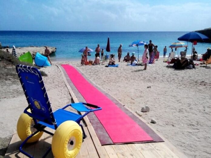 sedia disabili spiaggia
