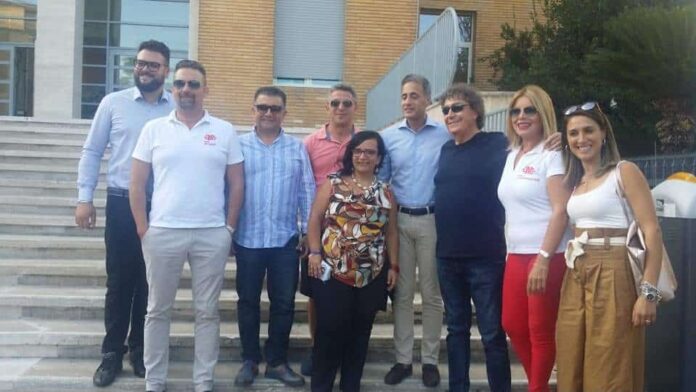 Stefano D'Orazio e i dirigenti Fidas