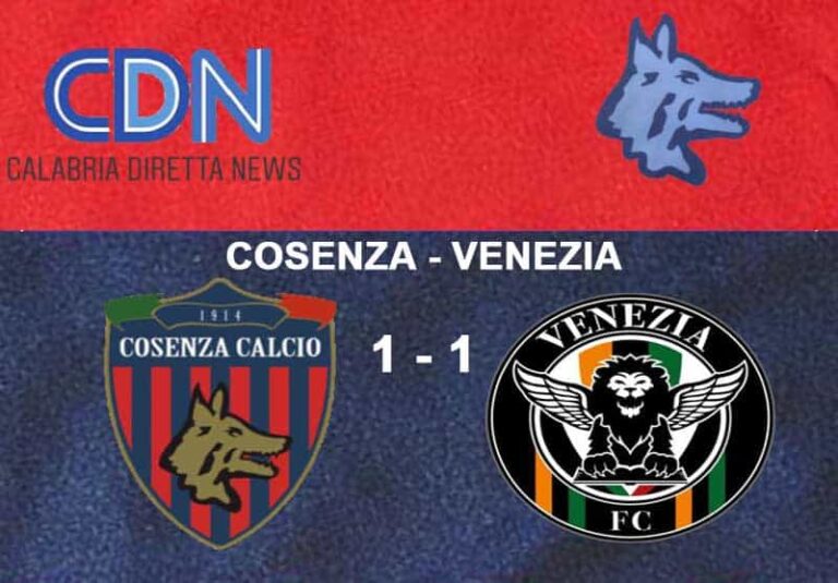 Cosenza – Venezia: 1-1
