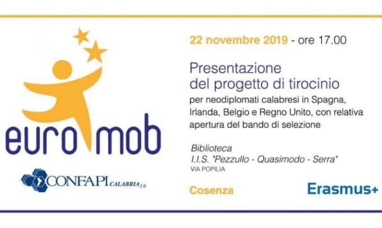 Confapi Calabria. Presentazione progetto Erasmus “Euromob”