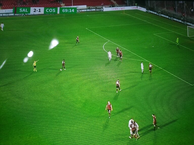 Cosenza calcio: amara sconfitta a Salerno