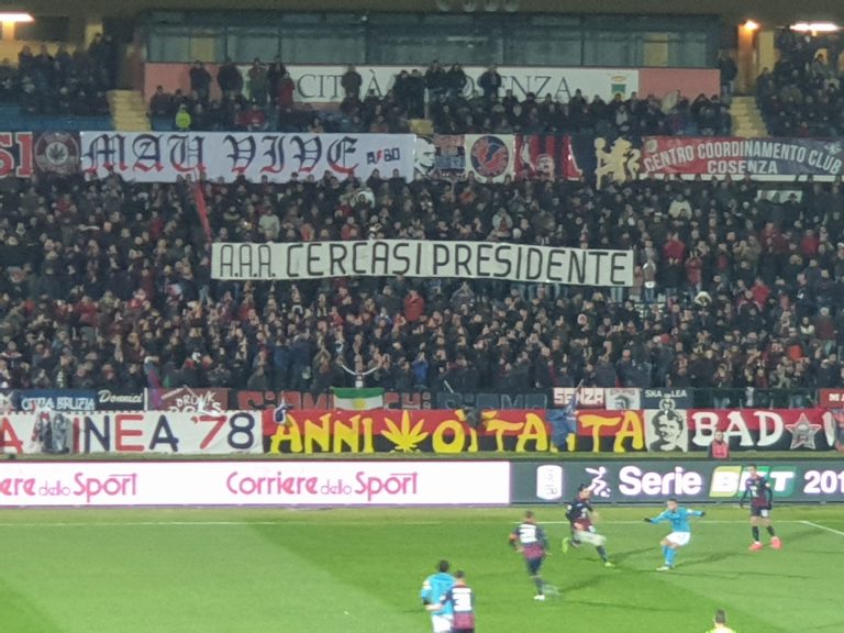 Cosenza calcio: ancora un’altra sconfitta per i Lupi
