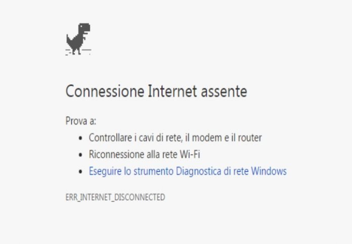 Connessiont-internet-assente
