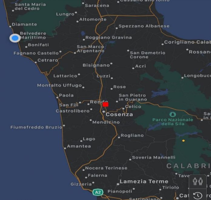 scossa-epicentro- terremoto-rende-cosenza-calabria