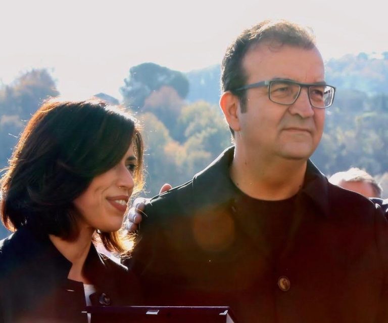 il Sindaco Mario Occhiuto e l'Assessore al welfare Alessandra De Rosa