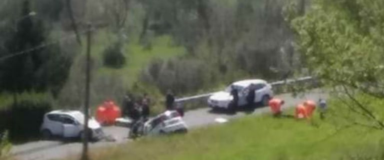 Incidente frontale a Mendicino: nessun ferito ma tanta paura
