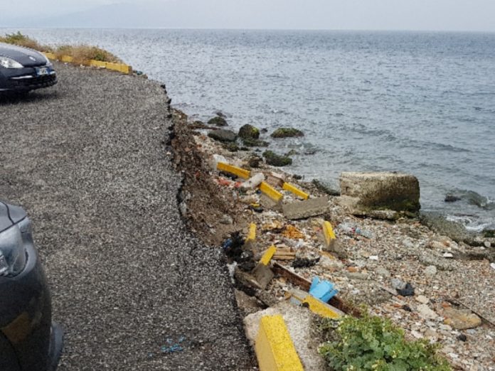 Reggio Calabria, ingenti danni nell'area del tempietto