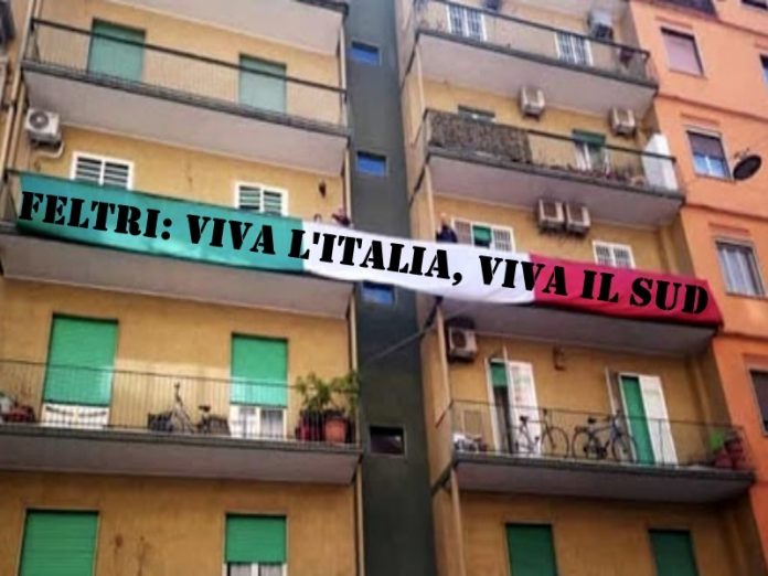 Sud unito in flash mob dai balconi contro razzismo feltri