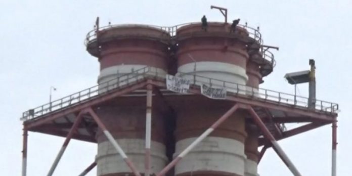 operai protesta centrale enel rossano