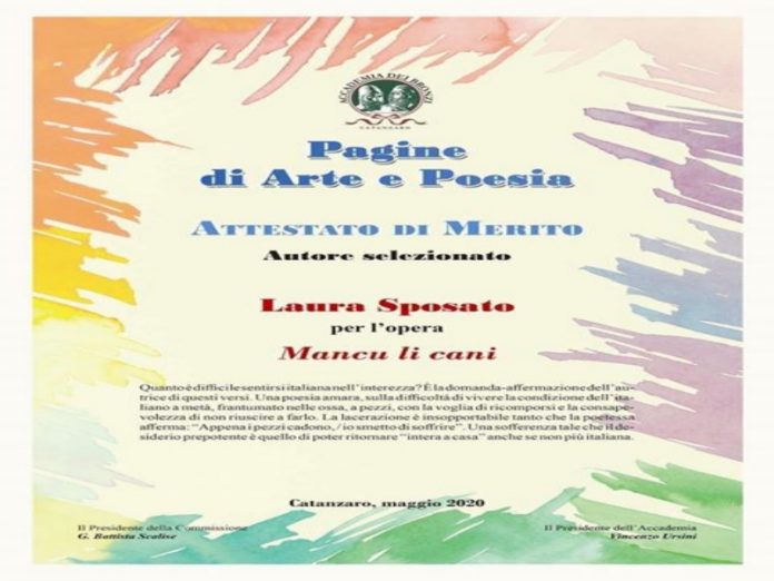 Concorso “Pagine di Arte e Poesia” di Catanzaro