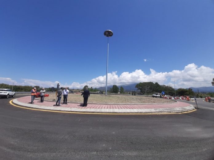 Rotatoria ex ss 504 strada alto tirreno