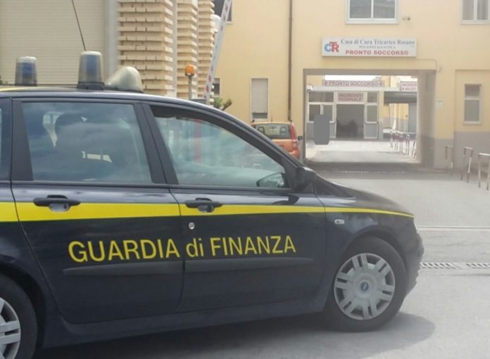 operazione guardia di finanza casa di cura tricarico sequestro funzionario Anas