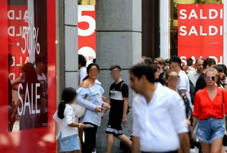crollo stime saldi estivi confcommercio
