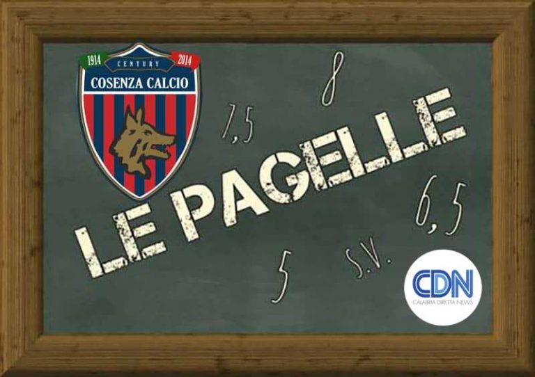 le pagelle cosenza calcio