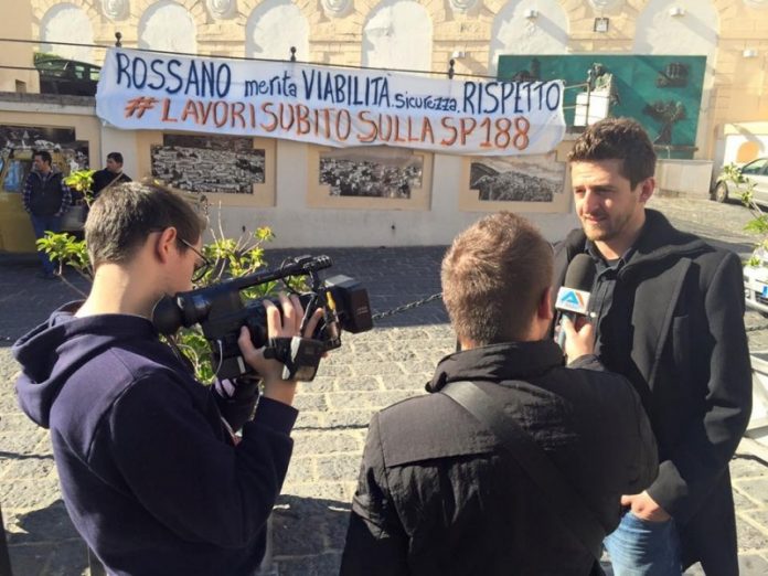 rossano strada traforo- sindaco stasi