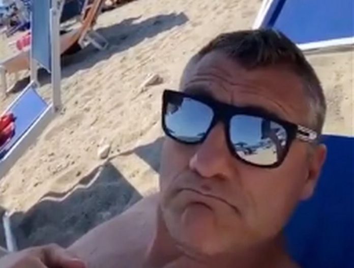 bobo vieri vacanza palmi calabria