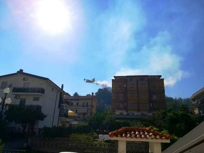 incendio Sant'Agostino di Rende