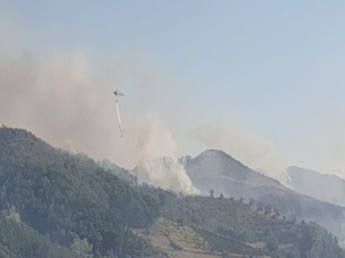 incendio a Serra Spiga