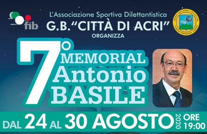 Acri bocce Memorial Basile