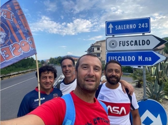pellegrinaggio tifosi rossoblu